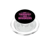 My Therapist Has Whiskers PopSockets PopGrip para MagSafe