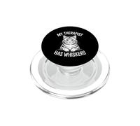 My Therapist Has Whiskers PopSockets PopGrip para MagSafe