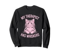 My Therapist Has Whiskers Sudadera