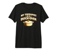 My Therapist Is A Dutch Oven Sourdough Bread Baking Baker Camiseta Premium