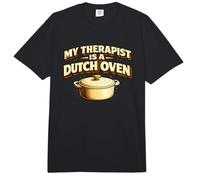 My Therapist Is A Dutch Oven Sourdough Bread Baking Baker Comfort Colors Adult Heavyweight T-Shirt