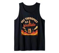 MY Therapist IS A Spatula Camiseta sin Mangas