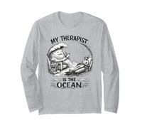 My Therapist is The Ocean Apnea Atletas Buceo Manga Larga