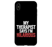My Therapist Says I'm Hilarious Therapy Emotions Talk |- Carcasa para iPhone XS MAX