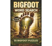 My Therapy Bigfoot Word Search: Bigfoot Word Search Puzzle Book for Adults: 55 Large Print Sasquatch Puzzles Featuring Forest Trails, Tracks, Wilderness, and Hidden Word Challenges