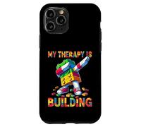 My Therapy Is Building Funny Master Builder Dabbing Carcasa para iPhone 11 Pro