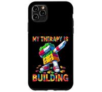 My Therapy Is Building Funny Master Builder Dabbing Carcasa para iPhone 11 Pro MAX