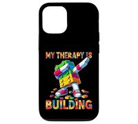 My Therapy Is Building Funny Master Builder Dabbing Carcasa para iPhone 12/12 Pro