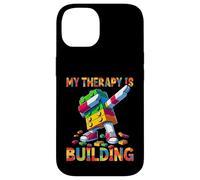 My Therapy Is Building Funny Master Builder Dabbing Carcasa para iPhone 14