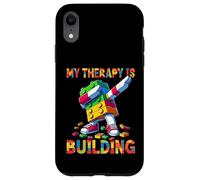My Therapy Is Building Funny Master Builder Dabbing Carcasa para iPhone XR