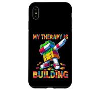 My Therapy Is Building Funny Master Builder Dabbing Carcasa para iPhone XS MAX