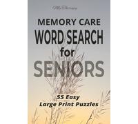 My Therapy Memory Care Word Search for Seniors: Easy Large Print Word Search Puzzles for Memory Loss, Dementia Support & Gentle Cognitive Engagement