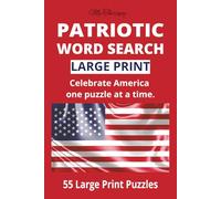 My Therapy Patriotic Word Search: 55 Large Print Patriotic Word Search Puzzles for Adults - Independence Day, 4th of July and Americana Gift (My Therapy Seasonal Series)