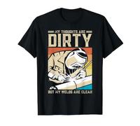 My Thoughts Are Dirty But My Welds Are Clean Camiseta gráfica económica, Hombre, Negro, XL