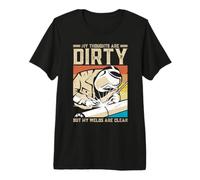 My Thoughts Are Dirty But My Welds Are Clean Camiseta Premium
