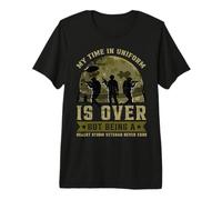 My Time In Uniform Is Over But Being a Desert Storm Vetera Camiseta Premium