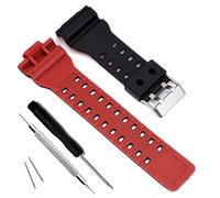 My Time OliBoPo Correa de repuesto para reloj Casio G-Shock GD120/GA-100/GA-110/GA-100C, 30 millimeters, Silicona, No es una piedra preciosa