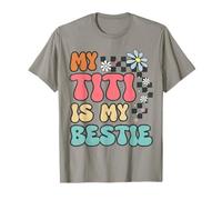 My Titi is My Bestie Aunt to Niece and Nephews Cute tee Camiseta