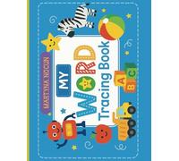 MY TRACING WORD BOOK: let’s trace word - Educational book, blue cover edition