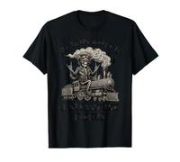 My Train Wreck es un gráfico de Esqueleto de Circo Steampunk Camiseta gráfica económica