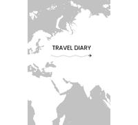 My Travel Diary - minimalist & crative: Double Pages for 20 Days | Plenty of Space for Notes, Memories & Photos