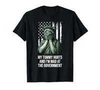 My Tummy Hurts and I'm at the Government Protest Resist Flag Camiseta