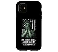 My Tummy Hurts and I'm at the Government Protest Resist Flag Carcasa para iPhone 11