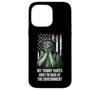 My Tummy Hurts and I'm at the Government Protest Resist Flag Carcasa para iPhone 14 Pro Max