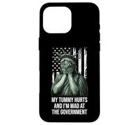My Tummy Hurts and I'm at the Government Protest Resist Flag Carcasa para iPhone 16 Pro Max