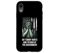 My Tummy Hurts and I'm at the Government Protest Resist Flag Carcasa para iPhone XR