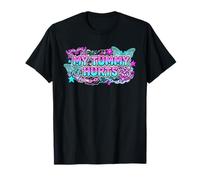 My Tummy Hurts Cyber Y2K Maximalist Rhinestone Camiseta