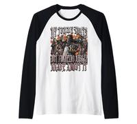 My Tummy Hurts Funny Hard Skeleton Meme Bootleg Gráfico Camiseta Manga Raglan