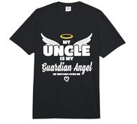 My Uncle Is My Guardian Angel He Watches Over Me In Memory Comfort Colors Adult Heavyweight T-Shirt