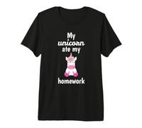 My Unicorn Ate My Homework Unicorn Lover Camiseta Premium