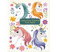 My Unicorn Notebook: Cute K-2 Composition Notebook with Dotted Midline for Handwriting Practice