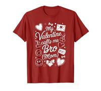 MY Valentine Calls ME Bro (Mam) - Divertido Día de San Valentín Camiseta