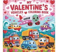 My Valentine’s Vehicles Coloring Book: A Valentine’s Day Coloring Adventure with Cars, Trucks, Trains & More