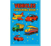 My vehicles colouring book