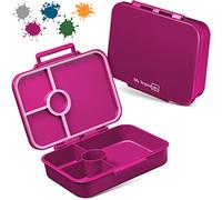 My Vesperbox Bia Bento Box - Fiambrera infantil 100% a prueba de fugas y libre de BPA, extremadamente robusta, ideal para guardería y escuela (morado)