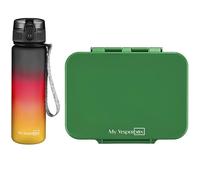 My Vesperbox - Bia Set - Fiambrera y botella de 500 ml para niños - a prueba de fugas y libre de BPA - Fiambrera para la escuela y la guardería - Juego de cajas bento