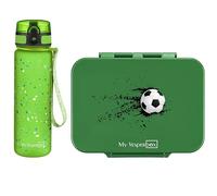 My Vesperbox - Bia Set - Fiambrera y botella de 500 ml para niños - a prueba de fugas y libre de BPA - Fiambrera para la escuela y la guardería - Juego de cajas bento