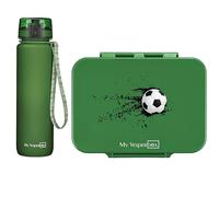 My Vesperbox - Bia Set - Fiambrera y botella de 750 ml para niños - a prueba de fugas y libre de BPA - Fiambrera para la escuela y la guardería - Juego de cajas bento