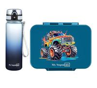 My Vesperbox - Bia Set - Fiambrera y botella de 750 ml para niños - a prueba de fugas y libre de BPA - Fiambrera para la escuela y la guardería - Juego de cajas bento