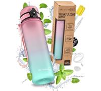 My Vesperbox® botella para niños [350 ml] - botella de agua apta para bebidas con gas y a prueba de fugas - botella infantil - para la escuela y el deporte - botella para niñas y niños