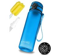 My Vesperbox® botella para niños [350 ml] - botella de agua apta para bebidas con gas y a prueba de fugas - botella infantil - para la escuela y el deporte - botella para niñas y niños