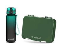 My Vesperbox - Len - Set - Fiambrera y botella de 500 ml para niños - a prueba de fugas y libre de BPA - Fiambrera para la escuela y la guardería - Juego de cajas bento