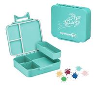 My Vesperbox LIV - Bento Box Kids - Made in Germany - Biobasierend - auslaufsicher & Unterteilt - BPA frei - extrem robust - Lunchbox - Brotdose mit Fächer - Jausenbox