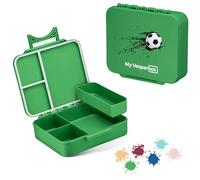 My Vesperbox LIV - Bento Box Kinder - Made in Germany - Model 2026 - Inastillable - Biobasis - Auslaufsicher & Unterteilt - BPA frei - extrem robust - Lunchbox - Brotdose mit Fächer - Jausenbox