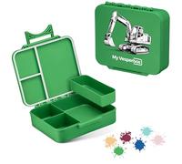 My Vesperbox LIV - Bento Box Kinder - Made in Germany - Model 2026 - Inastillable - Biobasis - Auslaufsicher & Unterteilt - BPA frei - extrem robust - Lunchbox - Brotdose mit Fächer - Jausenbox