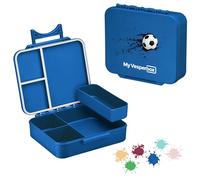 My Vesperbox LIV - Bento Box Kinder - Made in Germany - Model 2026 - Inastillable - Biobasis - Auslaufsicher & Unterteilt - BPA frei - extrem robust - Lunchbox - Brotdose mit Fächer - Jausenbox